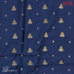 Indigo Blue Modal Silk Saree