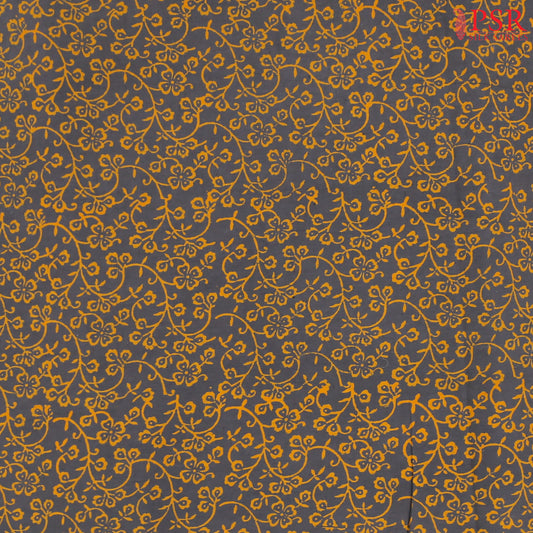 Grey Cotton Print Running Material