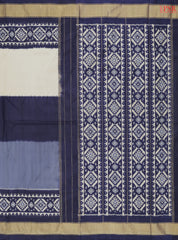 Tricolor Pochampally Silk Ikat Saree