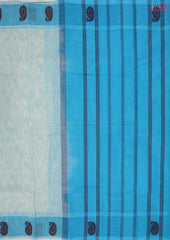 Pastel Blue Kanchi Cotton Saree