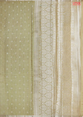 Sand Beige Banarasi Silk Saree