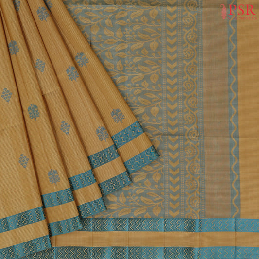 Chikoo Soft Silk Saree