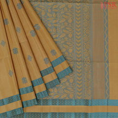 Chikoo Soft Silk Saree