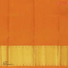 Marigold Orange Cotton Silk Saree