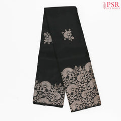 Black Kanchipuram Silk Saree