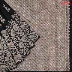 Black Kanchipuram Silk Saree