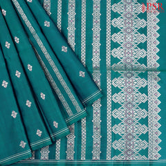 Teal Soft Silk Saree