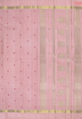Pastel Pink Kanchipuram Silk Saree