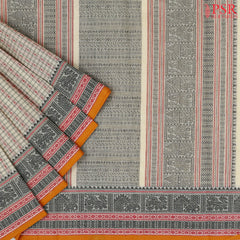 Beige Kalakshetra Kovai Cotton Saree