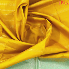 Mustard Yellow Soft Silk Saree