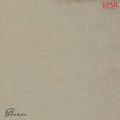 Parchment Beige Byloom Cotton Saree