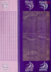 Light Lilac Kanchipuram Silk Saree