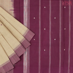 Tan Kanchi Cotton Saree