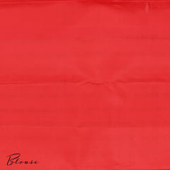 Red Kanchipuram Jacquard Silk Saree