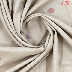 Beige Byloom Cotton Saree