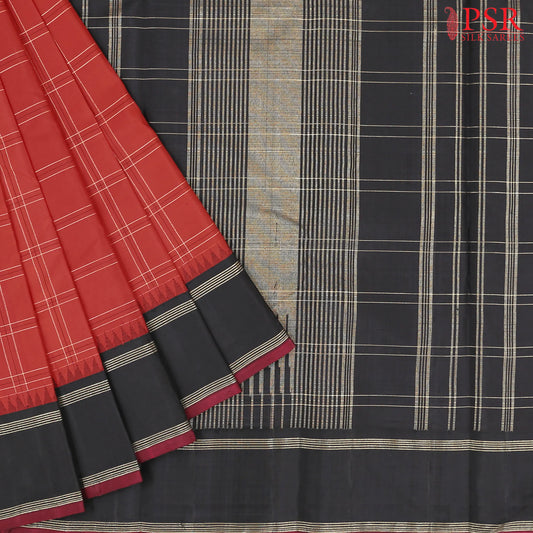 Red Kanchipuram Silk Saree