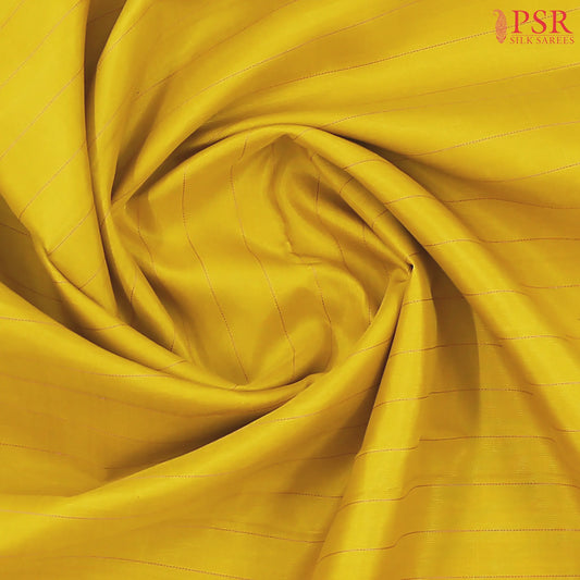 Yellow Kanchipuram Silk Saree