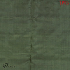 Dark Pickle Green Soft Silk Saree