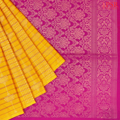 Yellow Soft Art Silk Saree