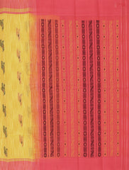 Yellow Kanchi Cotton Saree