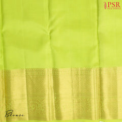 Dark Violet Kanchipuram Silk Saree