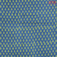Indigo Blue Jaipur Cotton Print Running Material