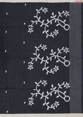 Black Byloom Cotton Saree