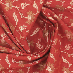Red Summer Silk Saree