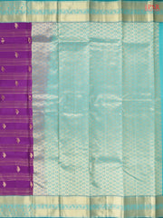 Vadamalli Purple Fancy Kanchipuram Silk Saree