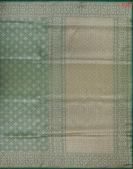 Emerald Green Semi Summer Silk Saree