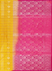Yellow Soft Art Silk Saree