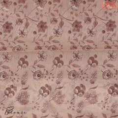Floral Beige Kota Saree