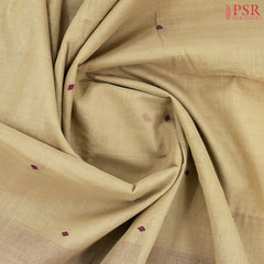 Tan Kanchi Cotton Saree