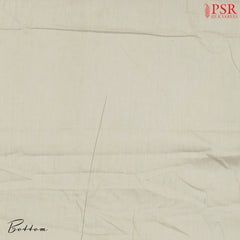 Cream White Mal Mal Cotton Dress Material