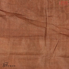 Cream Beige & Tricolor Kadhi Tussar Silk Saree