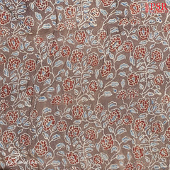 Dark Taupe Jaipur Cotton Printed Saree