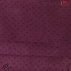 Beige & Jam Purple Chanderi Silk Cotton Saree