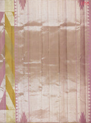 Mustard Yellow & Dusty Rose Kanchipuram Silk Saree