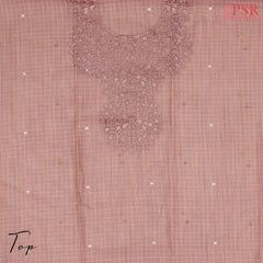 Onion Pink Silk Cotton Dress Material