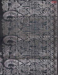 Black Soft Jute Silk Saree