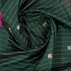 Dark Green Soft Art Silk Saree