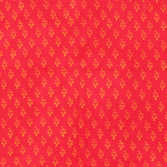 Crimson Red Jaipur Cotton Print Running Material