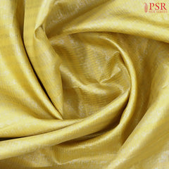 Daffodil Yellow Soft Silk Saree