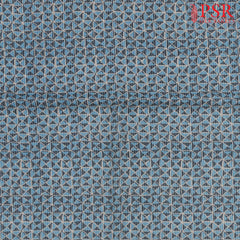 Grey & Blue Jaipur Cotton Print Running Material