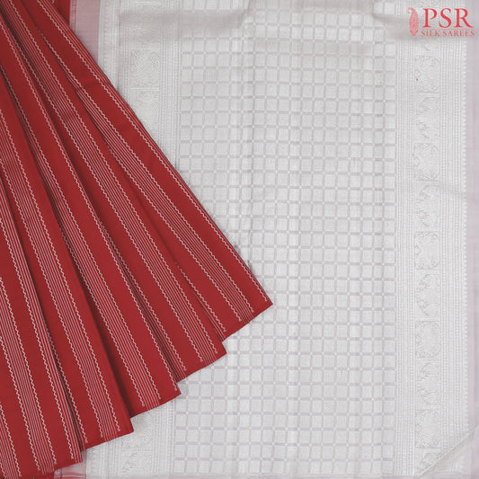 Red Kanchipuram Silk Saree