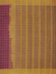 Maroon Kanchi Cotton Saree