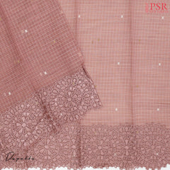 Onion Pink Silk Cotton Dress Material