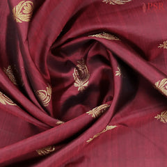 Maroon Kanchipuram Silk Saree