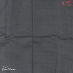 Charcoal Grey Tassar Dress Material
