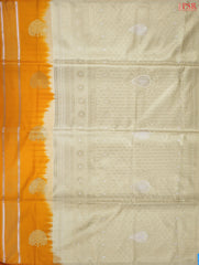 Marigold Yellow Soft Art Silk Saree
